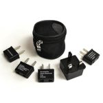 Ceptics International Worldwide Travel Plug Adapter  5 Piece Set, Great for Cell Phones, Battery Chargers,  Laptops to Work in Most Countries