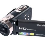 Besteker Portable 1080P 24MP 16X Digital Zoom DV with 2.7″ LCD and 270 Degree Rotation Screen