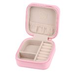 LELADY Mini Travel Jewelry Storage Organizer Box for Rings, Earring, Necklace, Bracelet, Gifts for Women