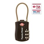 TSA Approved Travel Combination Cable Luggage Locks for Suitcases – 1, 2 & 4 Pack