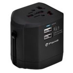 Travel Adapter, eFond Universal Adapter All in One Travel Plug with Dual USB Charging Ports Universal Charger for Europe Italy France Germany UK India Spain Australia Canada Mexico Cell phone laptop
