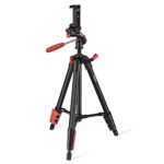 Travel Tripod, Zecti 16 to 47 Inch Lightweight Tripod for ILDC, Smartphone, Telescope Loading 2kg