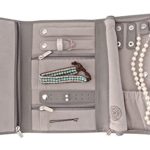 Saffiano Leather Travel Jewelry Case – Jewelry Organizer [Petite] by Case Elegance