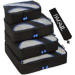 4 Set Packing Cubes,Travel Luggage Packing Organizers with Laundry Bag