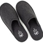 Men’s Cotton Indoor Washable Slippers in Travel Bag for Home Hotel Spa Bedroom
