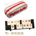 Travel Rummy with 104 tiles, 2 joker tiles with 4 boards for 4 players with a strong Travel bag