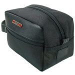 Alpine Swiss Hudson Travel Toiletry Bag Shaving Dopp Kit Black