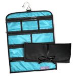 Tidybagz Jewelry Roll Bag Travel & Home Organizer Safe Zippered 7 Compartments Large