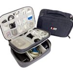 Travel Gear Electronics Accessories Organizer Storage Bag (Gray)