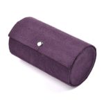 KLOUD City 3 Tier Purple Travel Roll Up Jewelry Box Case Organizer Holder with Snap Closure
