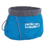 Outward Hound Port A Bowl Collapsible Hiking and Travel Folding Dog Food and Water Bowl, Large