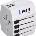 World Travel Power Plug Adapter with Dual USB Charger – M8 By OREI – The International Mate
