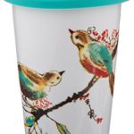 Lenox Double Wall Ceramic Chirp Thermal Travel Mug 12 OZ