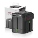 elago Tripshell Travel Adapter[All in One][Dual USB] – [Dual USB][Surge Protection][Compatible in 150 Countries]