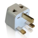 2 in 1 UK Travel Adapter For TYPE G Plug – Works With Electrical Outlets In United Kingdom, Ireland, Great Britian, Scotland, England, London, Dublin