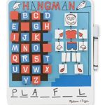 Melissa & Doug Flip to Win Travel Hangman Game – White Board, Dry-Erase Marker