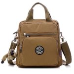 Urmiss Multifunctional Waterproof Lightweight Messenger Bag Cute Multi-pocket Zipper Travel Backpack Hobo Tote