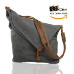 Crossbody Bag Canvas Hobo Bags Messenger Bag Shoulder Satchel Totes Handbags for Women and Men