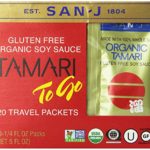San J Organic Tamari Gluten Free Soy Sauce Travel Packs, 5 Ounce