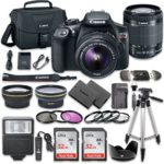 Canon EOS Rebel T6 DSLR Camera Bundle with Canon EF-S 18-55mm f/3.5-5.6 IS II Lens + 2pc SanDisk 32GB Memory Cards + Accessory Kit