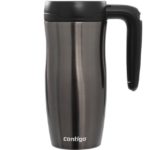 Contigo Autoseal Randolph Stainless Steel Travel Mug with Button Lock, 16 oz, Gunmetal