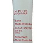 Clarins UV Plus Anti-Pollution Broad Spectrum SPF 50, Non-Tinted Travel Size – 0.3 fl oz