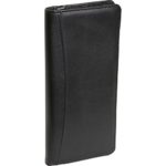 Royce Leather Expanded Document Case Black