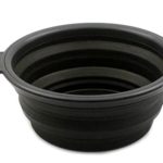 Pet Leso Pop-up Collapsible Pet Bowl Travel Bowl Water Feeder Bowl Dog Cat Portable Bowl -Black