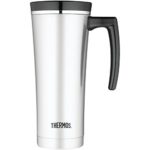 Thermos 16 Ounce Vacuum Insulated Travel Mug, Black