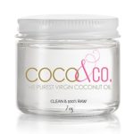 Coconut Oil for Hair & Skin By COCO&CO. Beauty Grade 100% RAW (2oz) Mini Jar