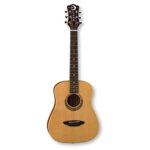 Luna Safari Series Muse Spruce 3/4-Size Travel Acoustic Guitar – Natural