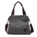 Mfeo Women Weekend Travel Shopping Canvas Big Bag Work Bag Shoulder Bag Handbag