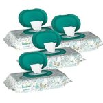 Pampers Sensitive Wipes Travel Pack 56 Count (Pack of 4)