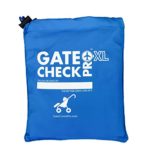 Gate Check Pro XL Double Stroller Travel Bag | Premium Quality Ballistic Nylon Travel System | Featuring Padded Backpack Shoulder Straps for Comfort and Durability (Made By the #1 Specialist Brand)