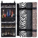 Donna Walsh, The Ultimate Jewelry Scroll – Hanging Storage Organizer – Rolls Up For Travel – 50″ x 22″ – Holds Over 150 Pieces