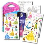 Disney Princess Stickers Travel Activity Set with Stickers, Activities, and Castle Door Hanger