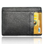 AIKELIDA Slim Wallet RFID Front Pocket Wallet Secure Thin Credit Card Holder