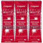 Colgate Optic White Express White Travel Size Toothpaste – 3 ounce (3 Pack)