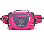 Outdoor Sport Large Capacity Waist Bag Fanny Pack For Men Women Travelling,Cycling, Hiking,Camping (Rose)