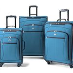 American Tourister Luggage AT Pop 3 Piece Spinner Set (One Size, Moroccan Blue)