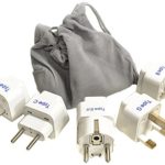 Ceptics Adapter Plug Set for World Wide International Travel Use – Grounded Safe – Works with Cell Phones, Chargers, Batteries, Camera, and More