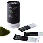 PANATEA Instant Matcha Packets Ceremonial Grade Green Tea Powder Single Serving Matcha On The Go Travel Packs (10 Unit Canister)