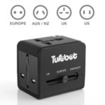 Travel Adapter, Turobot Universal Charger AC Adapter with Dual USB Port for US/ EU/ AU/ UK 150 + Countries