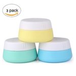 V-TOP Silicone Cosmetic Containers with Sealed Lids Pack of 3, 20ml Soft Silicone – BPA Free, Great for Travel, Home and Outdoor