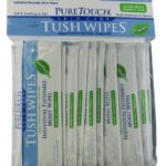 Pure Touch Tush Wipes Travel 12 ct