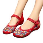 AvaCostume Women’s Chinese Embroidery Casual Mary Jane Travel Walking Shoes