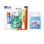 Travel Kit: Crest Toothpaste – Scope – Toothbrush & Case – Secret Deodorant – Items Bundled by Maven Gifts