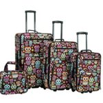 Rockland 4 Piece Luggage Set, Owl, One Size