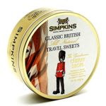 Simpkins Classic British All Natural Travel Sweets, Cherry Drops 7oz (PACK OF 2)