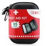 I Go First Aid Kit Ultralight – Portable with First Aid Bag – On the Go for Emergency at Home, Sports, Gym, Boat, Haunting, Travel, Outdoors, Car, Camping, Office, Hiking and Survival – 85 Pieces